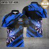 Maxcorners Darts Shirts Dartboard Speed Slash Graphic Design Multiple Options Personalized Name, Team Name 3D Shirt