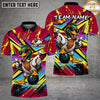 Maxcorners Bowling Mallard Duck Cartoon Pop Art Multiple Options Personalized Name, Team Name 3D Shirt