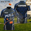 (5 Colors) Maxcorners Trap Shooting PULL Clay Targets Tech Geometric Pattern Multiple Options Personalized Name, Team Name 3D Shirt