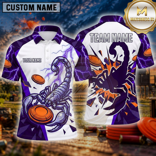 Maxcorners Trap Shooting Shirt Scorpion Venom Strike Multiple Options Personalized Name, Team Name 3D Shirt