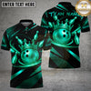 Maxcorners Bowling King Crown Luxury Swirl Multiple Options Personalized Name, Team Name 3D Shirt