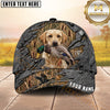 Maxcorners Shattered Metal Marsh Camo Dog Hunting Multicolor Options Personalized Name 3D Cap