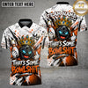 Maxcorners Bowling King Ball That's Some Bowlshit Graffiti Multiple Options Personalized Name, Team Name 3D Shirt