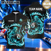 Maxcorners Mystic Hooded Reaper 8 Ball Pool Multiple Options Personalized Name, Team Name 3D Shirt