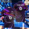 Maxcorners Futuristic Neon Racing Pattern Pool Multiple Options Personalized Name, Team Name 3D Shirt