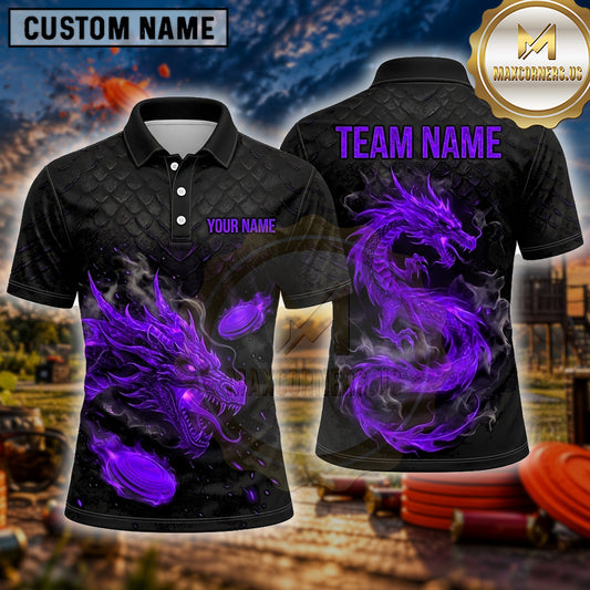 Maxcorners Trap Shooting Shirt Dragon Multiple Options Personalized Name, Team Name 3D Shirt