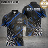 Maxcorners Darts Shirts Dartboard Dynamic Scratch Sport Pattern Multiple Options Personalized Name, Team Name 3D Shirt