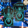 Maxcorners Egyptian Pharaoh Sphinx 8 Ball Pool Multiple Options Personalized Name, Team Name 3D Shirt
