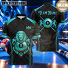 Maxcorners Regal Lion Crown 8 Ball Pool Multiple Options Personalized Name, Team Name 3D Shirt