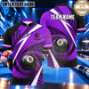 Maxcorners Modern Racing Stripe 8 Ball Billiards Multiple Options Personalized Name, Team Name 3D Shirt