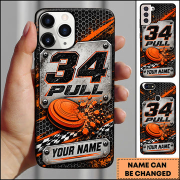 Maxcorners Trap Shooting Racing Number Pull Clay Target Personalized Name 3D Phone Case