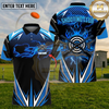 Maxcorners Shooting Club Electric Lightning Crossed Firearms Multiple Options Personalized Name, Team Name 3D Shirt