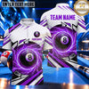 Maxcorners Abstract Lightning Strike 8 Ball Billiards Multiple Options Personalized Name, Team Name 3D Shirt