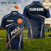 (5 Colors) Maxcorners Trap Shooting PULL Shotgun Clay Target Flowing Lines Multiple Options Personalized Name, Team Name 3D Shirt