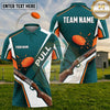 (5 Colors) Maxcorners Trap Shooting PULL Shotgun Clay Targets Sport Panel Multiple Options Personalized Name, Team Name 3D Shirt