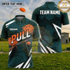 (5 Colors)  Maxcorners Trap Shooting PULL Clay Target Dynamic Sport Stripes Multiple Options Personalized Name, Team Name 3D Shirt