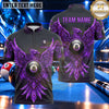 Maxcorners Majestic Phoenix Wings 8 Ball Pool Multiple Options Personalized Name, Team Name 3D Shirt