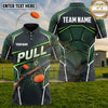 (5 Colors) Maxcorners Trap Shooting PULL Clay Targets Tech Geometric Pattern Multiple Options Personalized Name, Team Name 3D Shirt