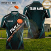 (5 Colors) Maxcorners Trap Shooting PULL Shotgun Clay Target Minimal Sport Multiple Options Personalized Name, Team Name 3D Shirt