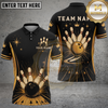 Maxcorners Bowling Hands and Ball Starburst Multiple Options Personalized Name, Team Name 3D Shirt