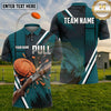 (5 Colors) Maxcorners Trap Shooting PULL Shotgun Clay Target Angular Stripes Multiple Options Personalized Name, Team Name 3D Shirt
