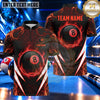 Maxcorners Geometric Lightning Flash Pool Multiple Options Personalized Name, Team Name 3D Shirt