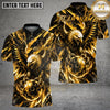 Maxcorners Bowling Eagle Thunder Claw Multiple Options Personalized Name, Team Name 3D Shirt
