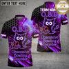 Maxcorners Bowling Obsessive Bowling Disorder Quote Multiple Options Personalized Name, Team Name 3D Shirt