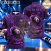 Maxcorners Ornate Steampunk Gear 8 Ball Billiards Multiple Options Personalized Name, Team Name 3D Shirt