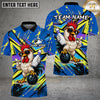 Maxcorners Bowling Rooster Cartoon Pop Art Multiple Options Personalized Name, Team Name 3D Shirt