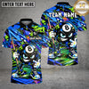 Maxcorners Billiards 8 Ball Graffiti Cartoon Character Multiple Options Personalized Name, Team Name 3D Shirt