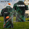 (5 Colors) Maxcorners Trap Shooting Shotgun Clay Target Abstract Motion Multiple Options Personalized Name, Team Name 3D Shirt
