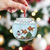 Maxcorners Fish Bowl Christmas Ornaments, Custom Acrylic Ornaments, Gift For Fisherman, Christmas Tree Decor
