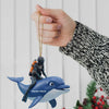 Maxcorners Dolphin Trainer Home Decor, Christmas Ornament, Personalized Ornament LM2111