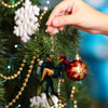 Maxcorners Diving Couple Home Decor, Christmas Ornament, Personalized Ornament 2D Flat LM2111