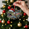 Maxcorners Personalized Trout Fishing Ornament, Custom Acrylic Ornaments, Gift For Fisherman, Christmas Tree Decor
