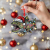 Maxcorners Personalized Trout Fishing Ornament, Custom Acrylic Ornaments, Gift For Fisherman, Christmas Tree Decor