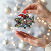Maxcorners Personalized Trout Fishing Ornament, Custom Acrylic Ornaments, Gift For Fisherman, Christmas Tree Decor