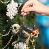 Maxcorners Skull Diving Home Decor, Christmas Ornament, Personalized Ornament 2D Flat LM2111