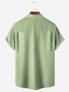 Maxcorners Green St. Patrick's Day Lucky Clover Parrot Beer Gold Coins Hawaiian Golf Shirt, Tropical Vibe Men's Golf Shirt