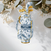 Maxcorners Toile de Jouy Personalized Golf Bag Acrylic Ornament, Custom Name Golf Ornament, Xmas Ornament