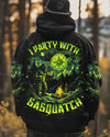 Maxcorners I Party With Sasquatch Bigfoot All Over Print LM1601