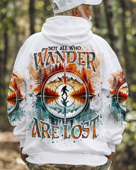 Maxcorners Not All Who Wander Are Lost Bigfoot Compass All Over Print LM1601