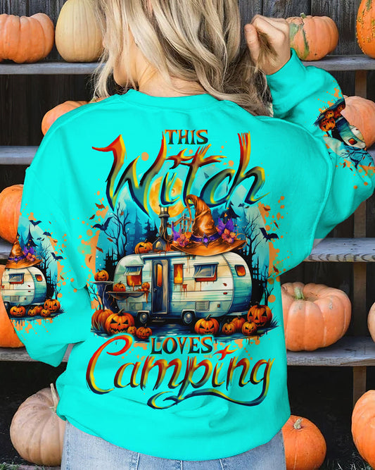 Maxcorners This Witch Loves Camping Halloween All Over Print LM2101