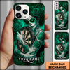 Maxcorners Sugar Skull Girl Dartboard Rose Tattoo Art Multicolor Options Personalized Name 3D Phonecase
