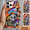 Maxcorners Cartoon Panda Dart Game Graffiti Style Multicolor Options Personalized Name 3D Phonecase
