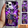 Maxcorners Skull Bowling Strike Electric Pin Explosion Multicolor Options Personalized Name 3D Phonecase