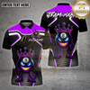 Maxcorners Billiards Shirt 8 Ball King Lightning White Strike Multioptions Personalized Name, Team Name Unisex 3D Shirt