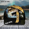 Maxcorners Fishing Cross Water Skinfish Water Sport Pattern Personalized Name 3D Cap (11 Breeds)