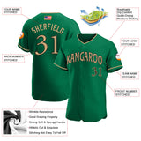 Maxcorners Custom Black Red Royal-White 3D Eagle American Flag Premium Baseball Jersey LM0210